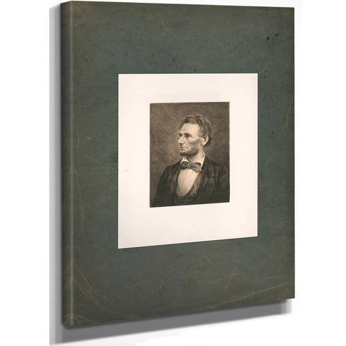Abraham Lincoln in 1863 191 — Stretched Canvas Print | Bella Frye