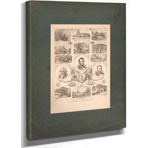 Chain of Events in American History 1887 — Stretched Canvas Print | Bella Frye