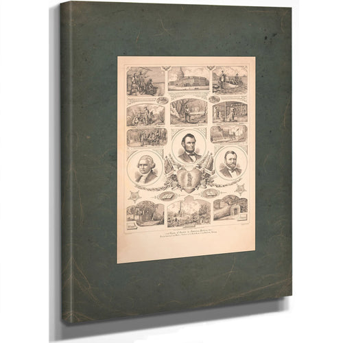 Chain of Events in American History 1887 — Stretched Canvas Print | Bella Frye