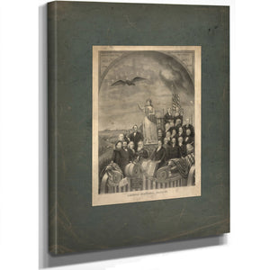 American Centennial Progress 1875 — Stretched Canvas Print | Bella Frye