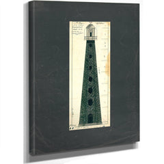 The Cumberland Island Beacon a Tower Lost to Time — Stretched Canvas Print | Bella Frye