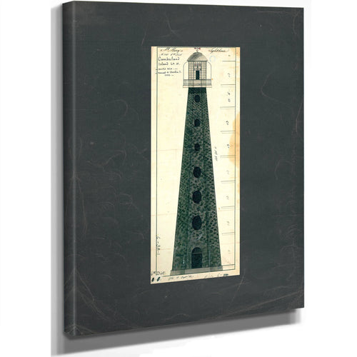 The Cumberland Island Beacon a Tower Lost to Time — Stretched Canvas Print | Bella Frye