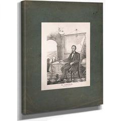 Abraham Lincoln President of the Us 1862 1864 — Stretched Canvas Print | Bella Frye