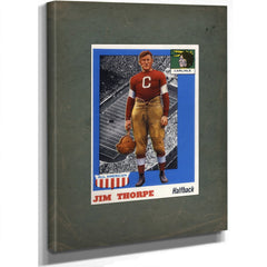 Jim Thorpe — Stretched Canvas Print | Bella Frye