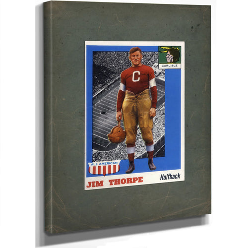 Jim Thorpe — Stretched Canvas Print | Bella Frye