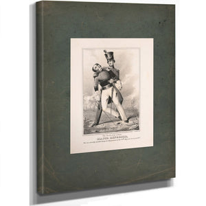 The Death of the Gallant Major Ringgold 1846 — Stretched Canvas Print | Bella Frye