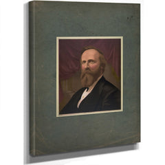 President Rutherford B Hayes 1877 — Stretched Canvas Print | Bella Frye