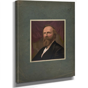 President Rutherford B Hayes 1877 — Stretched Canvas Print | Bella Frye