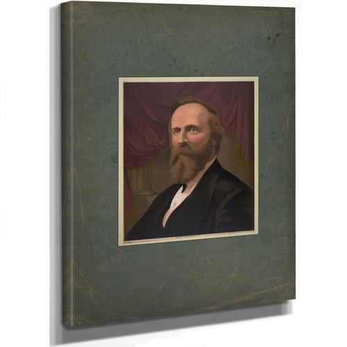 President Rutherford B Hayes 1877 — Stretched Canvas Print | Bella Frye