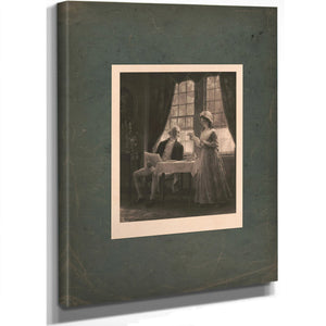 Washington and Nellie Custis at Mount Vernon 198 — Stretched Canvas Print | Bella Frye