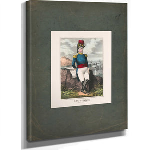 General Zachary Taylor Rough and Ready 1846 — Stretched Canvas Print | Bella Frye