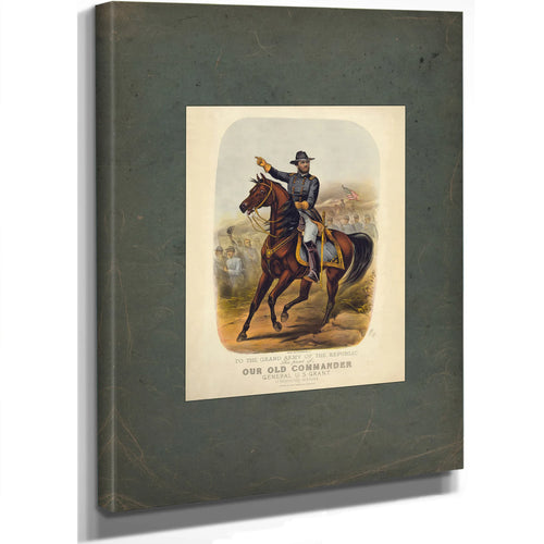 General Us Grant 1865 — Stretched Canvas Print | Bella Frye
