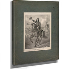 General John Alexander Logan 1874 — Stretched Canvas Print | Bella Frye