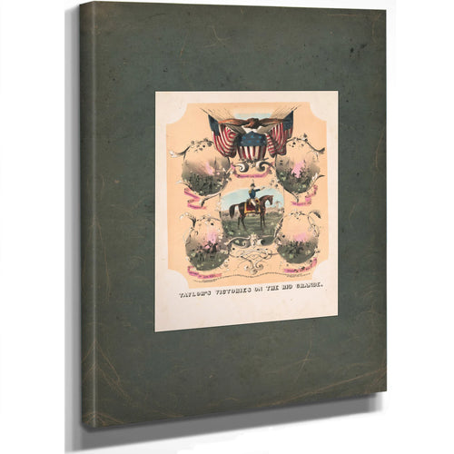 Taylors Victories on the Rio Grande 1846 — Stretched Canvas Print | Bella Frye
