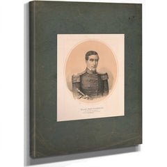 Major Robert Anderson the Heros of Fort Sumter 1861 — Stretched Canvas Print | Bella Frye