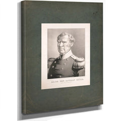 Major General Zachary Taylor 1848 — Stretched Canvas Print | Bella Frye