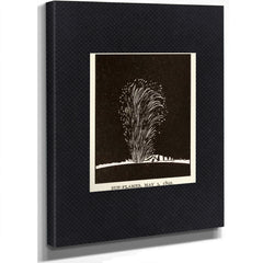 The Sun's Violent Breath 1892 Solar Prominence Study — Stretched Canvas Print | Bella Frye