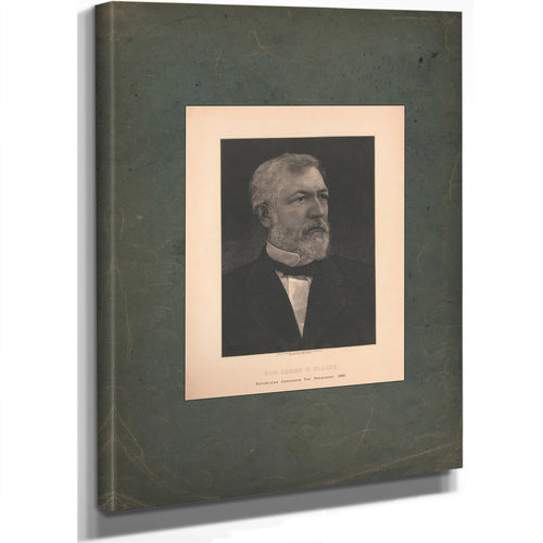 Hon James J Blaine Republican Candidate for President 1884 1884 — Stretched Canvas Print | Bella Frye