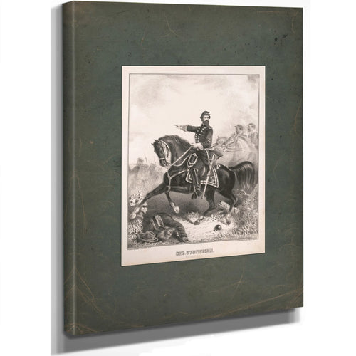 George Stoneman 19th Century — Stretched Canvas Print | Bella Frye