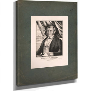 William F Johnston Governor of Pennsylvania 1848 — Stretched Canvas Print | Bella Frye