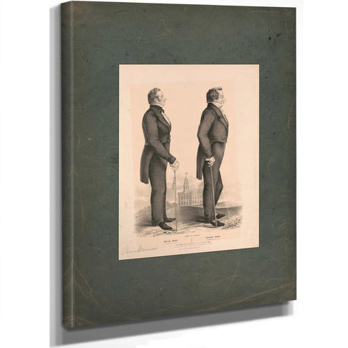 Hyrum Smith Joseph Smith 19th Century — Stretched Canvas Print | Bella Frye
