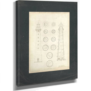 The Keepers Blueprint Hunting Island Light Station Engineering Drawings