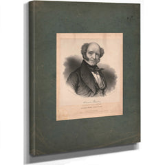Martin Van Buren President of the United States 1839 — Stretched Canvas Print | Bella Frye