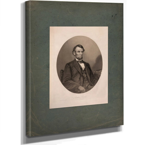 Abraham Lincoln 1865 1 — Stretched Canvas Print | Bella Frye