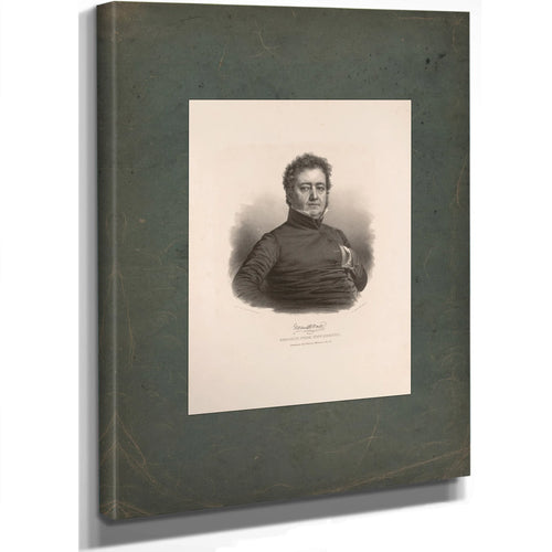 Garret D Wall Senator From New Jersey 1835 1841 — Stretched Canvas Print | Bella Frye