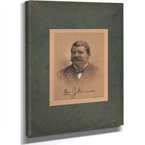 William J Simmons 1891 — Stretched Canvas Print | Bella Frye