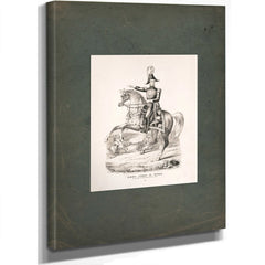 General John E Wool at the Battle of Buena Vista Febr 23 1847 1847 — Stretched Canvas Print | Bella Frye