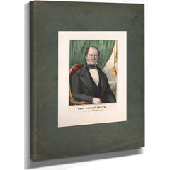 General James Irvin Whig Candidate for Governor of Pennsylvania 1847 — Stretched Canvas Print | Bella Frye