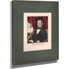 William a Graham_ Whig Candidate for Vice President of the United States 1852 — Stretched Canvas Print | Bella Frye
