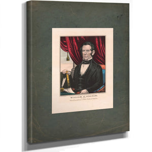 William a Graham_ Whig Candidate for Vice President of the United States 1852 — Stretched Canvas Print | Bella Frye