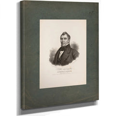 Wilson Lumpkin Governor of Georgia 1838 — Stretched Canvas Print | Bella Frye