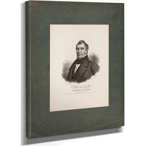 Wilson Lumpkin Governor of Georgia 1838 — Stretched Canvas Print | Bella Frye