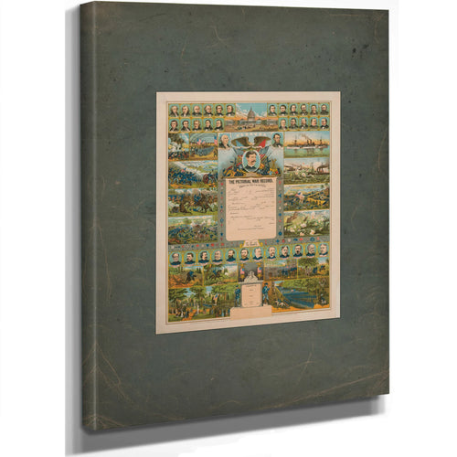 Pictorial War Records 1899 — Stretched Canvas Print | Bella Frye