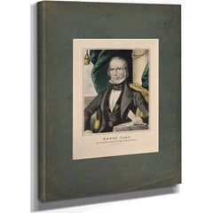 Henry Clay Nominated for Eleventh President of the United States 1835 1856 — Stretched Canvas Print | Bella Frye