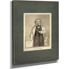 Charles Sumner 1874 1 — Stretched Canvas Print | Bella Frye