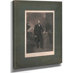 Abraham Lincoln President of the United States 19th Century — Stretched Canvas Print | Bella Frye