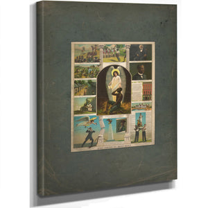 Afro American Monument 1897 — Stretched Canvas Print | Bella Frye
