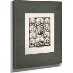 The Presidents of the United States 1847 — Stretched Canvas Print | Bella Frye