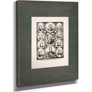 The Presidents of the United States 1847 — Stretched Canvas Print | Bella Frye