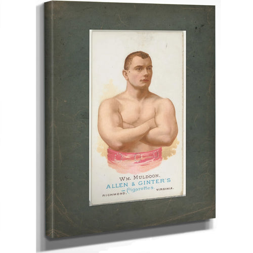 William Muldoon Wrestler From Worldand39s Champions Series 1 N28 for Allen — Stretched Canvas Print | Bella Frye