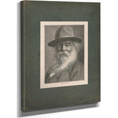 Walt Whitman 19th Century — Stretched Canvas Print | Bella Frye