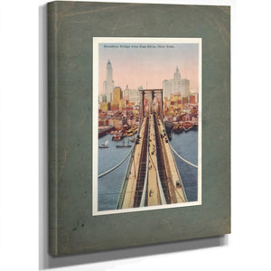 The Iron Gateway Brooklyn Bridge Crossing — Stretched Canvas Print | Bella Frye