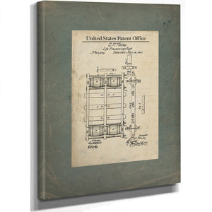 The Mariners Last Hope Patent for Salvation at Sea — Stretched Canvas Print | Bella Frye