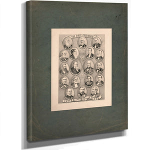 The First Presidents of the Church of Jesus Christ of the Latter Day Saints 1879 — Stretched Canvas Print | Bella Frye
