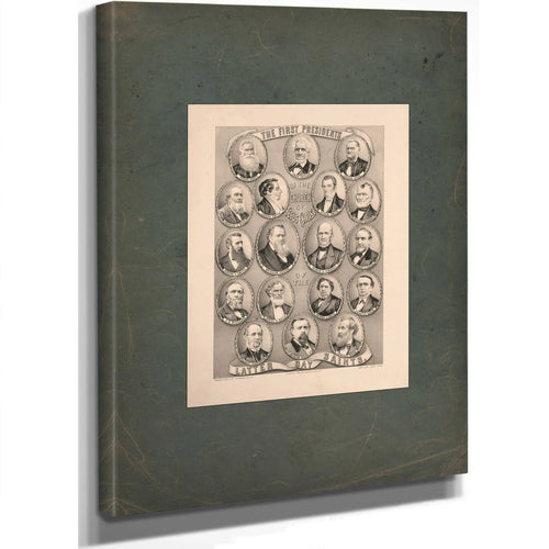The First Presidents of the Church of Jesus Christ of the Latter Day Saints 1879 — Stretched Canvas Print | Bella Frye
