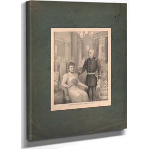 Admiral George Dewey and Mrs Susan Boardman Goodwin Dewey at Home 19 — Stretched Canvas Print | Bella Frye